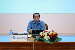 ມອບ-ຮັບ ໜ້າທີ່ປະທານສະຫະພັນແມ່ຍິງແຂວງຄໍາມ່ວນ ຜູ້ເກົ່າແລະຜູ້ໃໝ່