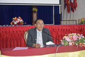 ສາລະວັນ ປາຖະກະຖາວັນສ້າງຕັ້ງສະຫະພັນກຳມະບານລາວຄົບຮອບ 68ປີ