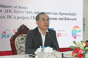 ກອງປະຊຸມສະຫຼຸບວຽການຮ່ວມມືສາກົນ ທົ່ວປະເທດຂອງກະຊວງຍຸຕິທຳ ຄັ້ງທີ VI