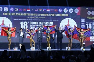 ນັກກິລາເພາະກາຍລາວ ຍາດໄດ້5 ຫຼຽນຄໍາ ລາຍການຊີງແຊັມອາຊຽນ ຄັ້ງທີ 18