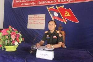 ປະກາດເລື່ອນຊັ້ນໃຫ້ນາຍທະຫານ ກອງພັນໃຫຍ່ 302 ກອງພົນທີ 3