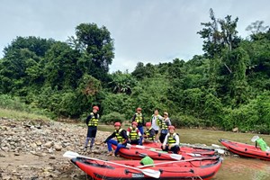 ເມືອງລອງ ສໍາຫຼວດແຫຼ່ງທ່ອງທ່ຽວລ່ອງເຮືອສາຍນໍ້າມະ-ນໍ້າລອງຮອດນໍ້າຂອງ