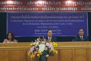 ປາຖະກະຖາ 50 ປີ ແຫ່ງການພົວພັນລາວ-ກູບາ