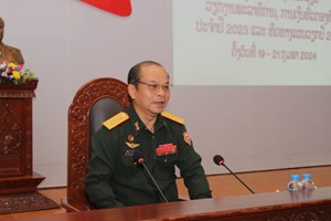 ກອງປະຊຸມສະຫຼຸບວຽກງານພະລາທິການ-ການເງິນທົ່ວກອງທັບ 