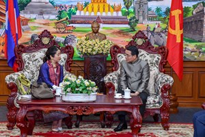 ເຈົ້າແຂວງຈຳປາສັກຕ້ອນຮັບຊ່ຽວຊານຈາກສູນມໍລະດົກໂລກອົງການອຸຍແນັສໂກ