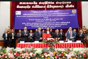 ອາຊີ-ໂປຕາສ ສາກົນ ແລະ ລັດຖະບານລາວ ລົງນາມຮ່ວມມືໂຄງການພະລັງງານແບບປະສົມ