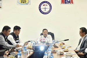 ທ່ານໂພໄຊ ໄຂຄຳພິທູນ ລົງຕິດຕາມໂຄງການກໍ່ສ້າງຂົວມິດຕະພາບ ລາວ-ໄທ ແຫ່ງທີ 5