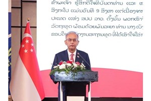 ທູດສິງກະໂປ ຈັດງານລ້ຽງສະຫຼອງວັນຊາດ ຄົບຮອບ 58 ປີ