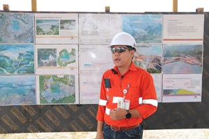 ບໍລິສັດພູເບ້ຍຄວບຄຸມອ່າງເກັບຫາງແຮ່ຢ່າງເຂັ້ມງວດ