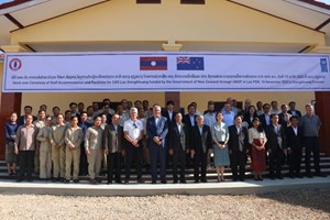 ລັດຖະບານນິວຊີແລນ ມອບອາຄານຫໍພັກພະນັກງານໃຫ້ແກ່ ຄກລ ແຂວງຊຽງຂວາງ