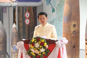 ສະຫຼອງວັນສາກົນວ່າດ້ວຍການສົ່ງເສີມຄວາມຮັບຮູ້ ແລະ ການຊ່ວຍເຫຼືອວຽກງານແກ້ໄຂບັນຫາລະເບີດບໍ່ທັນແຕກ