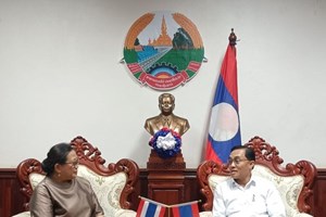 ເຈົ້າແຂວງເຊກອງ ຕ້ອນຮັບທູດໄທ ປະຈຳ ສປປ ລາວ