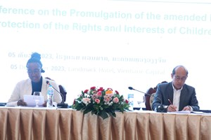 ປະກາດໃຊ້ກົດໝາຍວ່າດ້ວຍການປົກປ້ອງສິດ ແລະ ຜົນປະໂຫຍດຂອງເດັກ (ສະບັບປັບປຸງ)