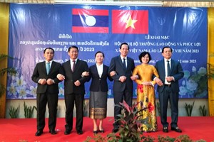 ກອງປະຊຸມລັດຖະມົນຕີແຮງງານ ແລະ ສະຫວັດດີການສັງຄົມ ລາວ-ຫວຽດນາມ ຄັ້ງທີ VIII ເປີດຂຶ້ນຢ່າງເປັນທາງການ