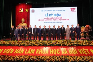 ຄະນະຜູ້ແທນ ສວສສຊ ເຂົ້າຮ່ວມສະຫຼອງ 70 ປີ ວັນສ້າງຕັ້ງ ສະຖາບັນບັນດິດວິທະຍາສາດສັງຄົມຫວຽດນາມ 