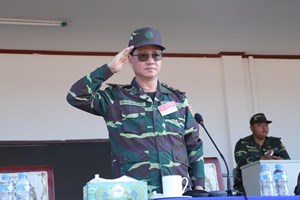 ຮອງລັດຖະມົນຕີກະຊວງປ້ອງກັນປະເທດຕິດຕາມສະໜາມຫັດແອບເພື່ອກະກຽມຄວາມພ້ອມ ສະຫຼອງວັນສ້າງຕັ້ງກອງທັບ ຄົບຮອບ 75 ປີ