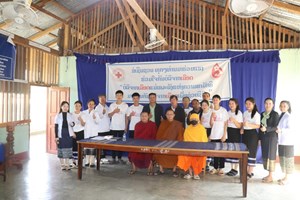 ໂຮຮຽນ ມສ ເມືອງເງິນ, ມສ ບ້ານທອງ ແລະ ມສ ນ້ຳເງິນ ບໍລິຈາກເລືອດ