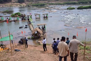 ຮອງເຈົ້າແຂວງສາລະວັນລົງຊຸກຍູ້ຕິດຕາມ ຄວາມພ້ອມເປີດແຫຼ່ງທ່ອງທ່ຽວ 2 ແຫ່ງ ຢູ່ຄົງເຊໂດນ