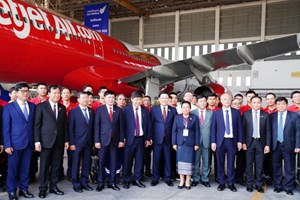 ປີຜ່ານມາ Vietjetມີລາຍຮັບ2,55 ຕື້ໂດລາກາຍເປັນຈຸດເດັ່ນຂອງອຸດສາຫະກໍາການບິນທົ່ວໂລກ