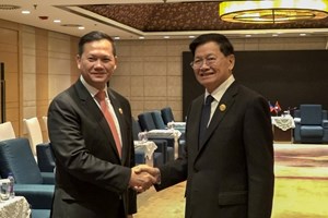 ທ່ານປະທານປະເທດເຮົາ ພົບປະກັບ ນາຍົກລັດຖະມົນຕີ ກຳປູເຈຍ 