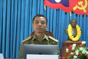 ກອງບັນຊາການ ປກສ ເຊກອງປະກາດເລື່ອນຊັ້ນໃຫ້ນາຍຕໍາຫຼວດ