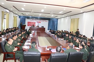 ຫ້ອງການເມືອງທະຫານແຂວງບໍ່ແກ້ວ ສໍາເລັດບັ້ນດຳເນີນຊິວິດການເມືອງ ປະຈໍາປີ 2023.