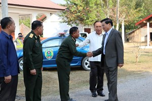 ປະທານປະເທດຊີ້ນໍາກອງພັນ 609ສືບຕໍ່ເສີມຂະຫຍາຍພື້ນຖານການຜະລິດໃຫ້ເຂັ້ມແຂງ