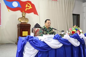 ເປີດການຝຶກຊ້ອມກໍາລັງປະກອບອາວຸດ 