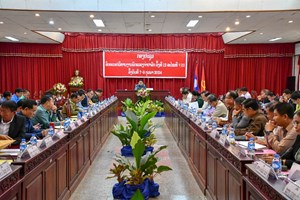 ກອງປະຊຸມຄົບຄະນະບໍລິຫານງານພັກແຂວງຈໍາປາສັກ