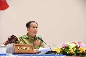 ກະຊວງປກສ ເຊື່ອມຊຶມເອກະສານການດໍາເນີນກອງປະຊຸມໃຫຍ່ 3ຂັ້ນຂອງພັກ