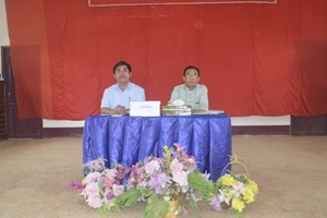 ຮອງປະທານກຳມາທິການບັນດາເຜົ່າ ສະພາແຫ່ງຊາດລົງເຮັດວຽກຢູ່ເມືອງຊຽງຮ່ອນ