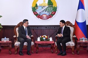 ທ່ານສະເຫຼີມໄຊກົມມະສິດຕ້ອນຮັບຄະນະຜູ້ແທນ ເຂດປົກຄອງພິເສດຮົງກົງສປ ຈີນ