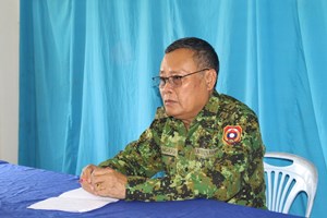 ຫົວໜ້າການທະຫານກອງບັນຊາການທະຫານແຂວງບໍ່ແກ້ວ ເຄື່ອນໄຫວຢ້ຽມຢາມໂອ້ລົມພະນັັກງານຫຼັກແຫຼ່ງ