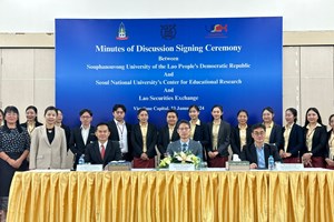 ເຊັນບົດບັນທຶກການປຶກສາຫາລືຮ່ວມກັນ 3 ຝ່າຍ