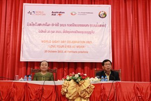 ສະຫຼອງວັນສາຍຕາໂລກ ແລະ ວັນສຸຂະພາບຈິດໂລກ