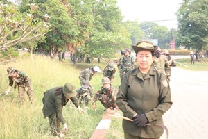 ຊາວໜຸ່ມ-ແມ່ຍິງກອງພົນທີ 2 ສ້າງຂະບວນການອອກແຮງງານລວມຕ້ອນວັນສໍາຄັນຕ່າງໆ