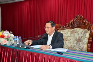 ນາຍົກລັດຖະມົນຕີ ຊີ້ນຳການນຳແຂວງອັດຕະປື ເພື່ອແກ້ໄຂບັນຫາເສດຖະກິດ-ການເງິນ