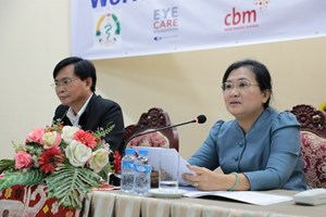 ສາທາ ຈັດກິດຈະກຳກວດສຸຂະພາບຕາ ສະຫຼອງວັນສາຍຕາໂລກ ຄົບຮອບ 21 ປີ