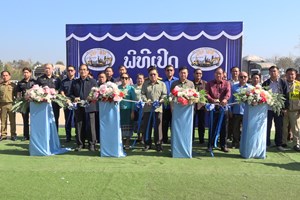 ເປີດນຳໃຊ້ຈຸດຄ່ຽນຖ່າຍສິນຄ້າດ່ານພູດູ່