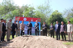 ວາງສີລາລືກ ໂຄງການກໍ່ສ້າງອາຄານສອນພາສາຈີນ ສະຖາບັນຂົງຈື