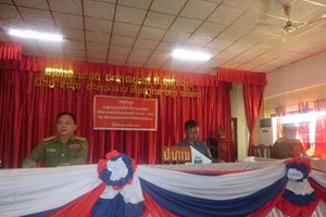 ປກສ ເມືອງແມດສະຫຼຸບການຈັດຕັ້ງປະຕິບັດວາລະແຫ່ງຊາດ ວ່າດ້ວຍການແກ້ໄຂບັນຫາຢາເສບຕິດ 2021 – 2023