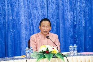 ຄຳມ່ວນ ຫາລືປະກອບຄຳເຫັນໃສ່ຮ່າງແຜນດຳເນີນງານ ຈັດປີທ່ອງທ່ຽວ 2024