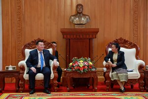 ຮອງປະທານສະພາແຫ່ງຊາດຕ້ອນຮັບຄະນະຜູ້ແທນສະພາຄູຣານໃຫຍ່ມົງໂກລີ