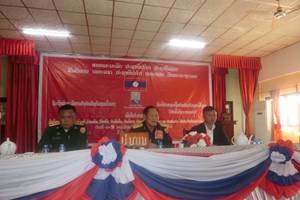 ປະກາດຮັບຮອງ 10 ບ້ານ ເປັນບ້ານປ້ອງກັນຊາດເຂັ້ມແຂງຂອງເມືອງແມດ