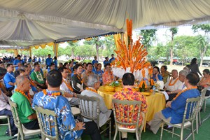 ຫສນຍ ຈັດພິທີບາສີສູ່ຂວັນ ໂອກາດສົ່ງທ້າຍປີເກົ່າ ຕ້ອນຮັບປີໃໝ່ລາວ