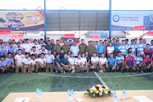 ເປີດຂະບວນການແຂ່ງຂັນກິລາຊິງຂັນປະທານປ້ອງກັນຊາດ-ປ້ອງກັນຄວາມສະຫງົບນະຄອນ ຫຼວງພະບາງ