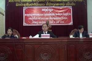 ເມືອງພຽງ ສໍາເລັດກອງປະຊຸມກວດກາ ແລະ ກໍ່ສ້າງພັກພະນັກງານ