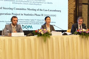 ກອງປະຊຸມ ຄະນະຊີ້ນໍາໂຄງການຄັ້ງທີ 3 ໂຄງການຮ່ວມມືດ້ານສະຖິຕິ ລາວ-ລຸກຊໍາບວກ