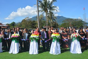 ກຸ່ມຫັດຖະກຳຖັກຟອຍເມືອງສະໝ້ວຍ ໄດ້ຮັບກາໝາຍໂອດ໋ອບແຫ່ງຊາດ