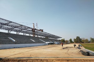 ສາລະວັນ ສຸມໃສ່ການປັບປຸງສະໜາມກິລາຮອງຮັບງານກິລານັກຮຽນ ຄັ້ງທີ VII